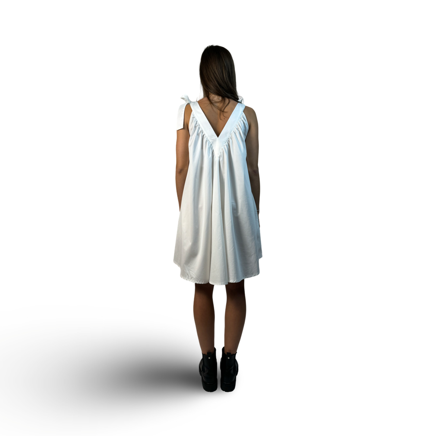 Sleeveless Dress THERESA Ivory White